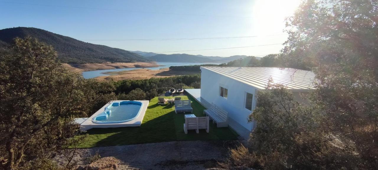 Casa En El Lago.Unmillondeestrellas Villaharta Kültér fotó