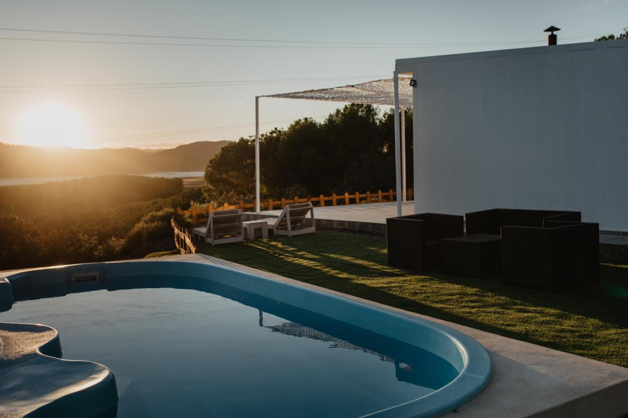 Casa En El Lago.Unmillondeestrellas Villaharta Kültér fotó